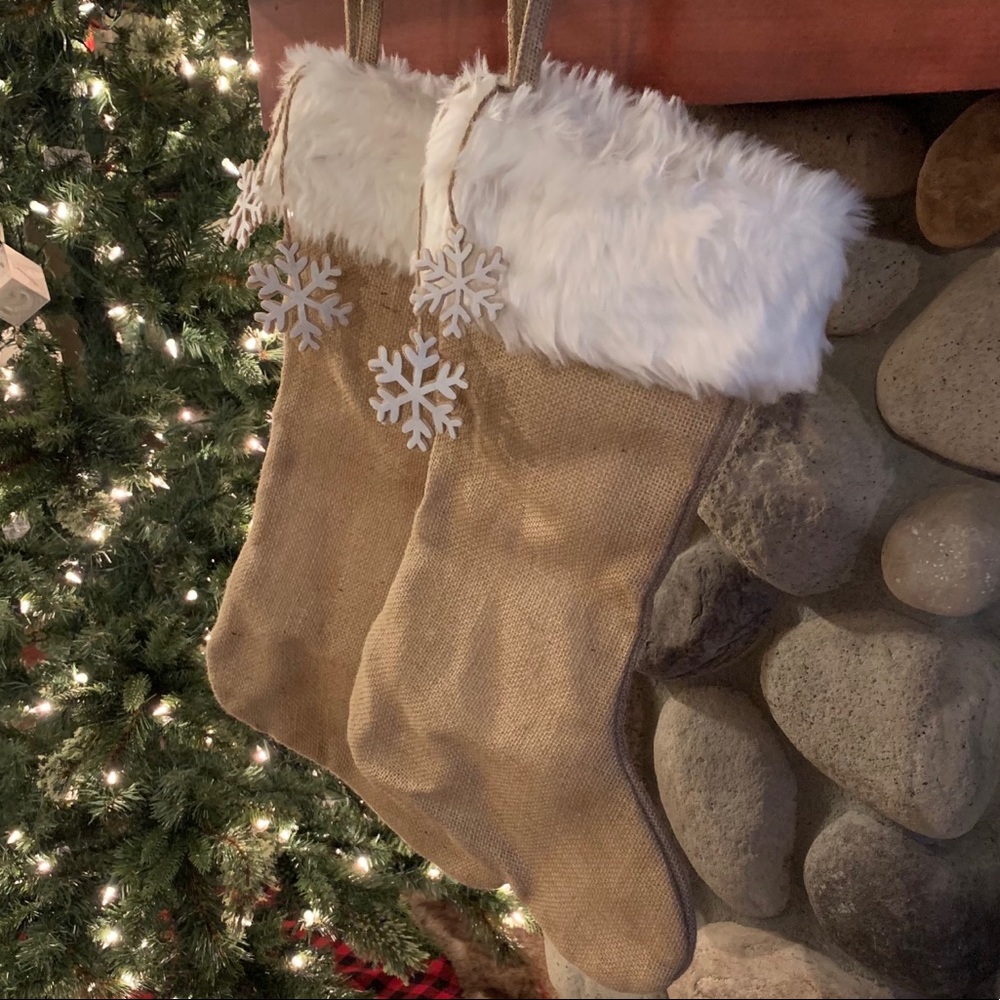 Burlap Stockings